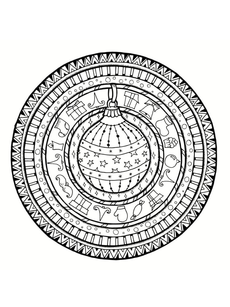Mandalas de Noël 41